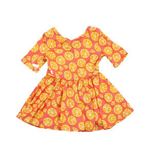 DotDot Smile Girls Peach | Orange Dress size: 6-12 Months